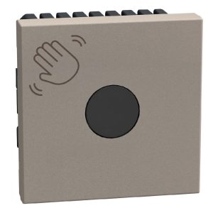 Бутон 2 модул безконтактен цвят Камък Light Now Bticino