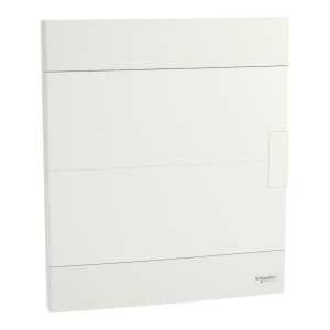 Табло за скрит монтаж 2x12 мод. Easy 9 EU с бяла плътна врата и Н и РЕ клеми SE