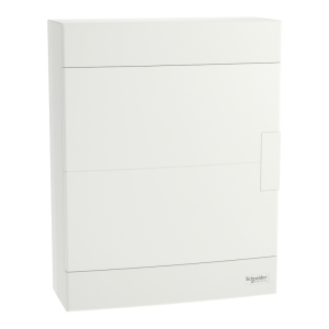 Табло за открит монтаж 2x12 мод. Easy 9 EU с бяла плътна врата и Н и РЕ клеми SE