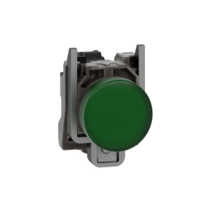 Сигнална лампа LED сглобена зелена 230...240Vac Ø22mm XB4 SE