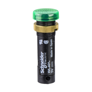 Сигнална лампа LED монолитна зелена 24Vdc Ø12mm XVL SE