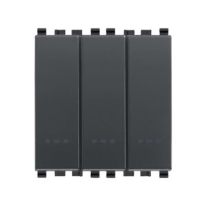 1P 20AX Троен ключ 2M Сив VIMAR EIKON