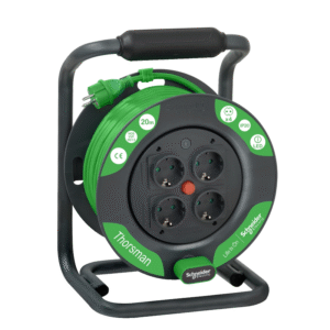 Макара Thorsman 20м IP20 H05VV-F 3G1.5mm2 термична защита 4x шуко SE