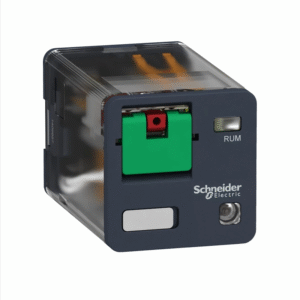 Реле интерфейсно RUM 230 VAC, 10A, 3 превключващ контакт, LED, монтаж в цокъл SE
