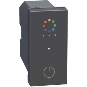 Ключ/димер RGB БЕЗжичен 1 мод. Smart с Netatmo цвят Графит Light Now Bticino