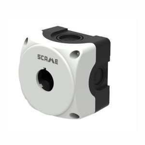 Бутониера празна с 1 отвор Ø22mm сива IP66 Compact Scame